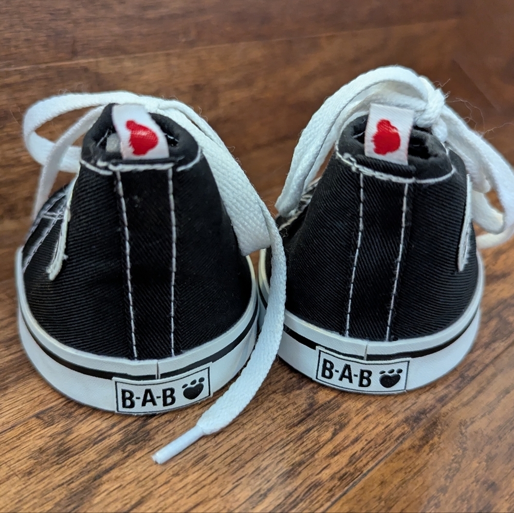 Build a Bear High Top Converse Type shoes, Shorts and Biker Skull helmet - Picture 8 of 15
